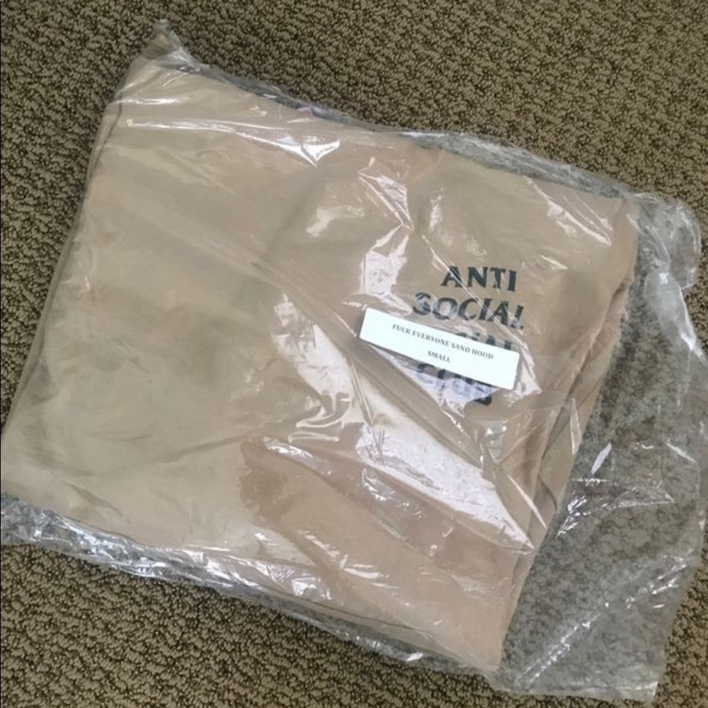 Anti Social Social Club Khaki Hoodie